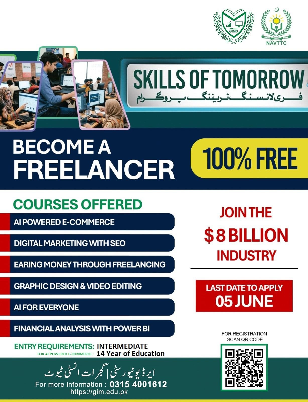 Apply for Skills of Tomorrow